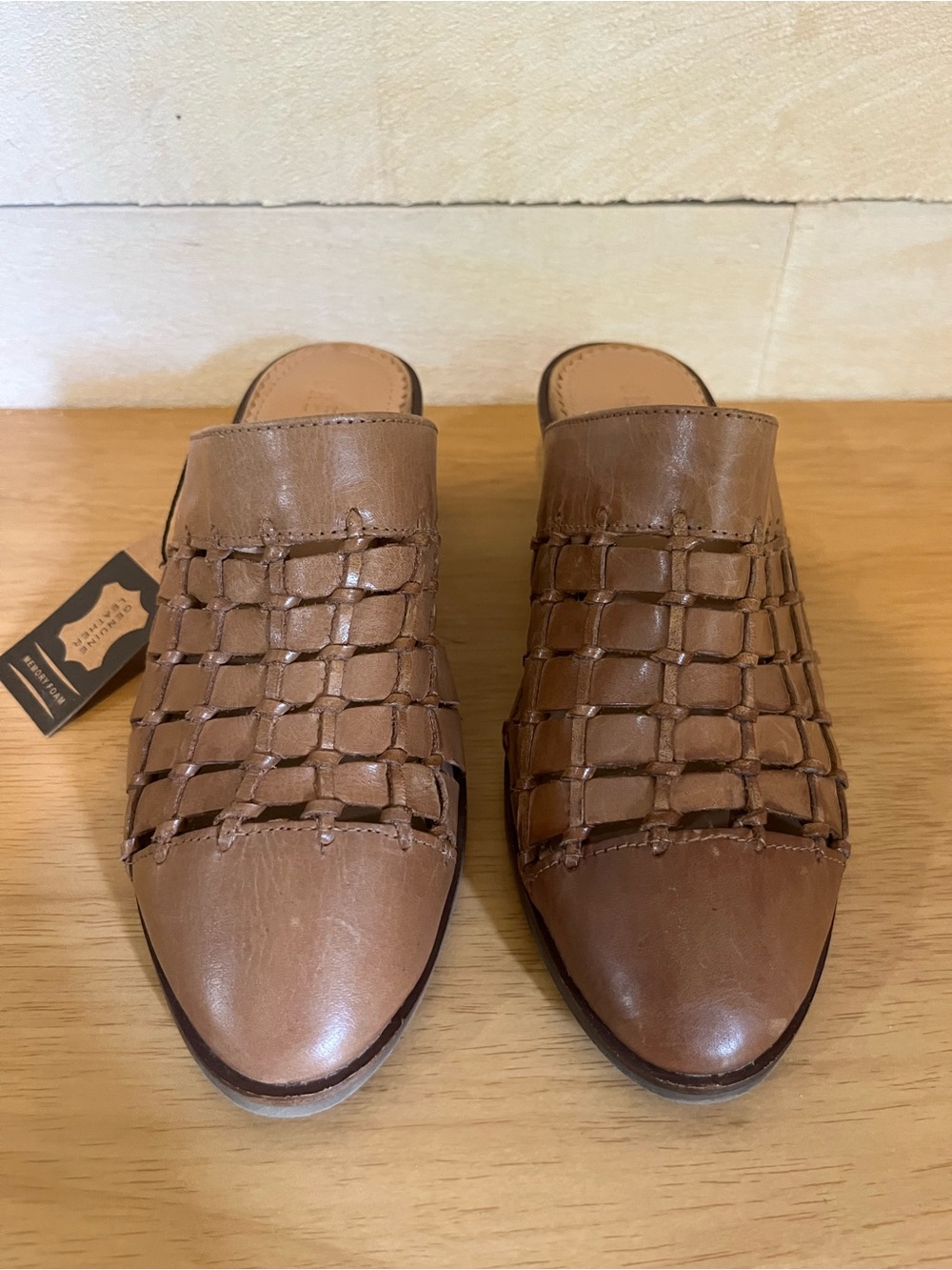 Crevo Luella Genuine Leather Slide Mules